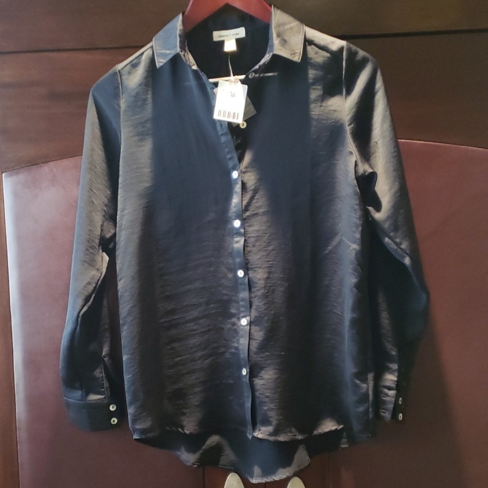 Silence+Noise Black Blouse
